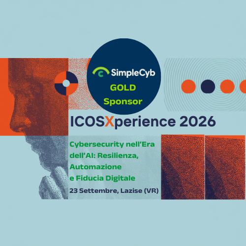 SimpleCyb è Gold Sponsor all'ICOSXperience 2026